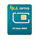 [Australia] 28 Days Local SIM 40GB|60GB (4G) + Unlimited Voice Call (Optus35-40GB)