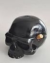 Inara Creation Skull Head Design Cigarette Ashtray for Home, Office and Bar (Black)