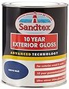 Sandtex Retail 10 Year Exterior Gloss Oxford Blue 0.75 L