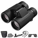 Nikon Prostaff P3 10x42 (16777) Black Binoculars Bundle with Lens Pen, and Cloth - High Powered Compact Adult Binoculars for Hunting, Bird Watching, and Hiking Essentials, Zoom Lightweight Travel