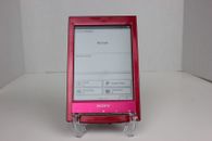 Sony e-Reader Red 2GB Wi-Fi 6" PRS-T1 Tested Working 