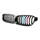 Car Craft Compatible With Bmw 3 Series F30 2012-20218 Front Bumper Show M3 M Sports Grill Mtri Colour Single Bar