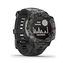 Garmin Instinct Solar, Solar-Powered Rugged Outdoor Smartwatch, Built-in Sports Apps and Health Monitoring, Graphite Camo