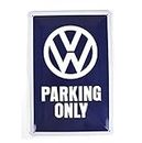 Nostalgic-Art Targa Vintage Volkswagen – VW Parking Only – Idea Regalo per Amanti di Accessori per Auto, in Metallo, Design Retro, 20 x 30 cm