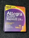 Allegra Adult 24 Hr Allergy Tablets 180mg 90 Tablets, Exp 07/2025+