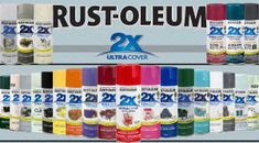 Rust-oleum 2X Ultra Cover -Aerosol Spray paint *Choose your Colour*