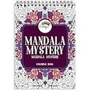 Livre de Coloriage Adulte: Coloriage Mystere Mandala Adulte, le Premier Cahier de Coloriage Mystère Adulte avec Papier Artiste et Reliure Spirale par Colorya