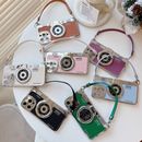 3D Vintage Camera Shockproof Girl Phone Case For iPhone 15 Pro Max 14 13 12 11