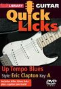 Lick Library Guitar Quick Licks Eric Clapton Up Tempo Blues (200 DVD Region 2
