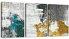 Sungeek 3 Teilig Leinwandbilder mit Holzrahme, Leinwanddruck Bilder 30 x 40 cm, Moderne Wandbilder Kunstdruck Wand Dekoration für Wohnzimmer Schlafzimmer Home Büro Esszimmer (Graffiti)