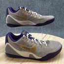 Nike Zapatos Para Hombres 7 Kobe 9 IX Tenis Bajos de Baloncesto Azul Punta Redonda 688501-998