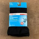 CVS Health Firm Men's Shoe Size 8-12 Black Over-The-Calf Compression Socks NWT