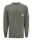 BOCOMAL FR Shirts Flame Resistant Shirts NFPA2112 7oz Work Men's Fire Retardant Henley Shirt, Grey, Medium