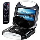Magnavox Black 7 Inch Portable DVD Player with Remote Control, and Car Adapter, TFT Screen, CD Player (MTFT750-BK)