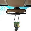 CarFrill Car Hanging Accessories,Swing Smiling Little Tree Man,Car Mirror Hanging Accessories,Car Decoration Charm Pendant,Car Mirror Suspension Decoration,Car Charm Decoration,Lanyard: 70Cm,Multi