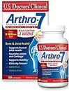 U.S. Doctors’ Clinical Arthro-7 - Clinically Proven AR7 Joint Support Complex with Turmeric, and Collagen for Flexibility, Mobility, and Strong Cartilage (Arthro-7 60 Capsules)