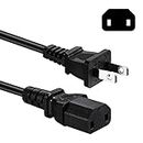 4 Feet Power Cord Compatible with Sony PS4 Pro Playstation 4 Pro Console, Xbox One/Xbox 360 Slim / 360 E Power Supply Brick, Power Cable Replacement