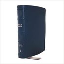 NKJV, Single-Column Reference Bible, Genuine Leather, Blue, C... - 9780785289074