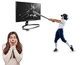 LEO TV GUARD 55 Inch LED TV Screen Guard/protector/shield for LED, LCD, 3dtv, Plasma, Curved TV Tempered Fiber Glass Full Screen Coverage (Except Edges) White; Transparent