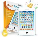 Learning Pad / Fun Phone with 6 Toddler Learning Games. Touch and Learn Interactive Tablet for Numbers, ABC and Words Learning. Educational Pretend Toy for Boys and Girls - 36 Months to 6 Year Old