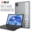 10.1 inch Android 12 Tablet PC 10+256GB Quad-Core Tablets Camera HD Wi-Fi Tablet