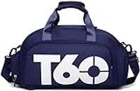 KEETLY Men Women Outdoor Sport Bags T60 Waterproof Luggage/Travel Bag/Gym Sport Backpack Multifunctional Sports Bag. (Blue)