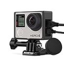 Sametop Frame Cadre Monture avec Couvercle D'objectif Compatible avec GoPro Hero 4, Hero 3+, Hero 3 Caméra Sport