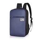 SPENZ BAGS Travel Laptop Backpack for Women's & Men|Carry On Bag, College & School Students Bookbag With Raincover-Dark Blue (Medium Size)