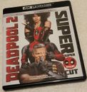 DEADPOOL 2 - UNRATED CUT 2 disc set Blu-ray 4K ULTRA HD Marvel Ryan Reynolds