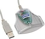 HID Omnikey Lettore e Scrittore di Smart Card USB per CNS, eID, CRS Firma Digitale, 3021 (trasparente)