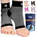 Bitly Plantar Fasciitis Socks (1 Pair) Premium Ankle Support, For Heel & Foot pain, arch support Compression Socks (Medium