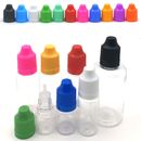 Lotes de 5 ml 10 ml 30 ml 50 ml plástico vacío PET contenedores recargables botellas gotero