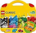 LEGO 10713 Classic Creative Suitcase, Toy Storage, Fun Colourful Basic Building Bricks for Kids, Multicolor (213 pieces)