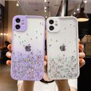 Clear Bling Glitter Girls Case For iPhone 14 15 Pro Max 13 12 11 XR XS 876 Cover