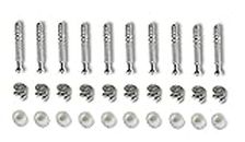 MHS Furniture Fixing Connecting Fitting Minifix For Wooden Moduler Furniture (Pack of 10 Set)