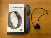 Fitbit Charge 3 Spare Large Strap And Charger In Original Box