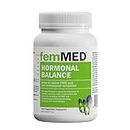 femMED Hormonal Balance - Hormone Balance Supplement for Women | Estrogen Balance. Menopause Support. Alleviates Cramps, Bloating, Acne, Hot Flashes & Mood Swings | Dr Formulated by Canadian Doctors | 120 Count