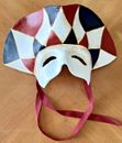 Vintage 1970's Mondo Maschere Venetian Handmade Mask (Made in Italy)