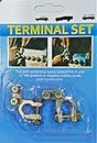 VRT Battery Terminals Top Post Battery Wire Cable Terminals Clamp Connectors - Pack of 2