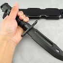 1pc Plastic Dagger Tactical Rubber Knife With Sheath, Outdoor Training Knife Modle, Movie Prop
