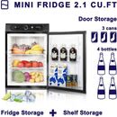 Propane Refrigerator 2.1 Cu.Ft, 3 Way Fridge LPG/110V/12V Quiet Gas Refrigerator