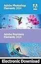 Adobe Photoshop Elements 2024 & Adobe Premiere Elements 2024 | 1 Device | 1 User| PC | Activation Code by email