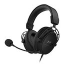 HyperX Cloud Alpha S - Gaming Headset, for PC and PS4, 7.1 Surround Sound, Adjustable Bass, Dual Chamber Drivers, Chat Mixer, Breathable Leatherette, Memory Foam, and Noise Cancelling Microphone - Black