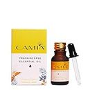Camia Frankincense Essential Oil - Pure, USDA Organic, Natural & Undiluted Therapeutic Grade Essential Oil | Anti-Ageing, Anti Acne Wrinkle Free Skin, Reduces Fine Lines, Chemical Free | Vegan & Cruelty-free |15ml