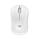 Logitech M240 Silent Bluetooth Mouse, Wireless, Compact, Portable, Smooth Tracking, 18-Month Battery, for Windows, macOS, ChromeOS, Compatible with PC, Mac, Laptop, Tablets - Off White