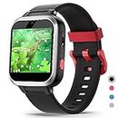 meoonley Kids Smart Watch with Puzzle Games HD Touch Screen Camera Video Music Player Pedometer Alarm Clock Flashlight Fashion Kids Smartwatch Gift for 6-13 Years Old Boys Girls Toys