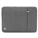 NIDOO 14 Inch Laptop Sleeve Water-Resistant Computer Case Portable Bag for 14 inch Notebook/Lenovo ThinkPad X1 Carbon/Flex 14 | 4 | 6/13.5 inch Surface Book/HP EliteBook/Huawei MateBook D/Acer/Dell, Grey