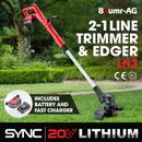BAUMR-AG LN3 20V SYNC Cordless 2in1 Line Trimmer & Lawn Edger Whipper Snipper