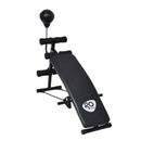 Costway Adjustable Incline Curved Workout Fitness Sit Up Bench