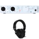 Arturia MiniFuse 2 USB-C Audio Interface and Headphones - White